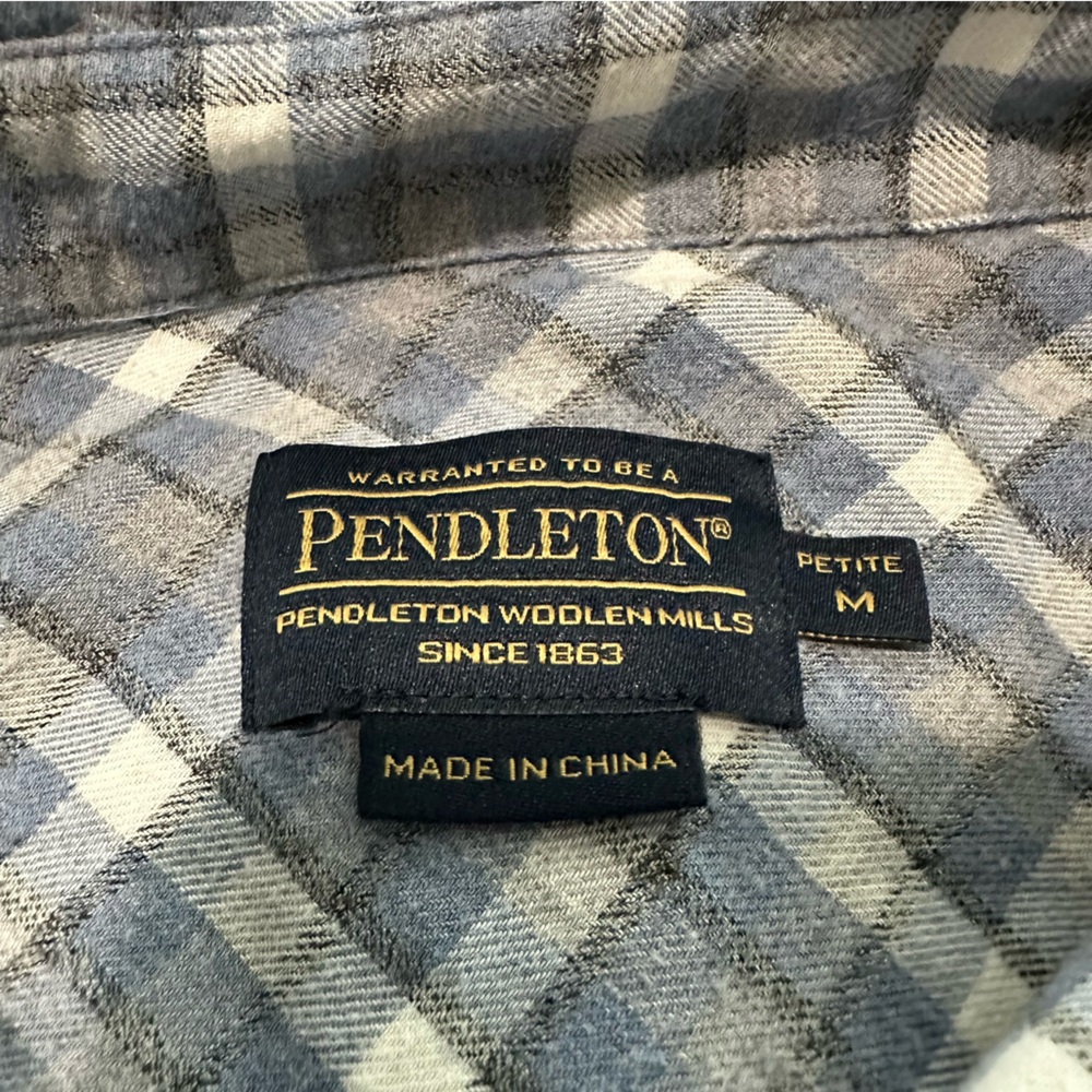 Pendleton Woolen Mills Womens Button Front Petite… - image 6